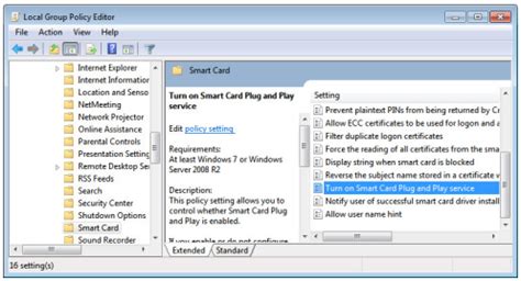 windows 7 disable smart card|unattended smart card alert.